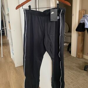 Nike Black Leggings with White Trim